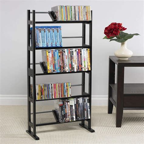 metal cd dvd storage boxes|dvd storage rack best buy.